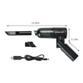 thumbnail image 3 of Mini Folding Portable Powerful Vacuum Cleaner, LED Lighting, USB Charging Vacuum Cleaner Save 50% off, 3 of 7