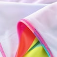 thumbnail image 5 of HQiJIAN Girls' Rainbow Stripe Swimsuit Cute Waist Slimming Bathing Suit For Kids Beach Swimwear Sizes 100, 5 of 6