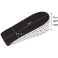 thumbnail image 5 of Insole 1 Pair Insole Heel Lift Insert Shoe Pad Height Increase Slow Rising Cushion Taller Fine Workmanship, Comfortable and Durable (Color : Black, Shoe Size : 3), 5 of 5