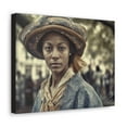 thumbnail image 2 of "Silent Dialogue: A Plaçage Reverie" - Canvas Gallery Wrap, 2 of 2