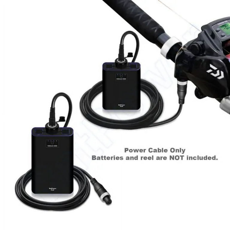 Electric Fishing Reel Battery Power cord Cable For Daiwa 200j-300j-500j-750mj Daiwa 750 Tanacom Sb800mj Sb270mm Lb270mm For Shimano Plays Plemio