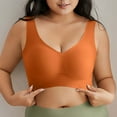 thumbnail image 4 of Women Plus Size Wirefree Bras for Women Full Coverage No Underwire Everyday Bras Comfortable Wireless Padded Bras, 4 of 7