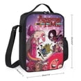 thumbnail image 2 of Adventure Time Lunch Tote Bag Reusable Bento Bag Lunch Box Insulated Cooler Bag Adjustable Shoulder Bag, 2 of 8