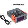 thumbnail image 1 of Amdohai MH-1210W Intelligent Microcomputer Digital Temperature Controller High Accuracy Heating/Cooling Temperature Control Thermostat Regulator with Sensor, 1 of 8