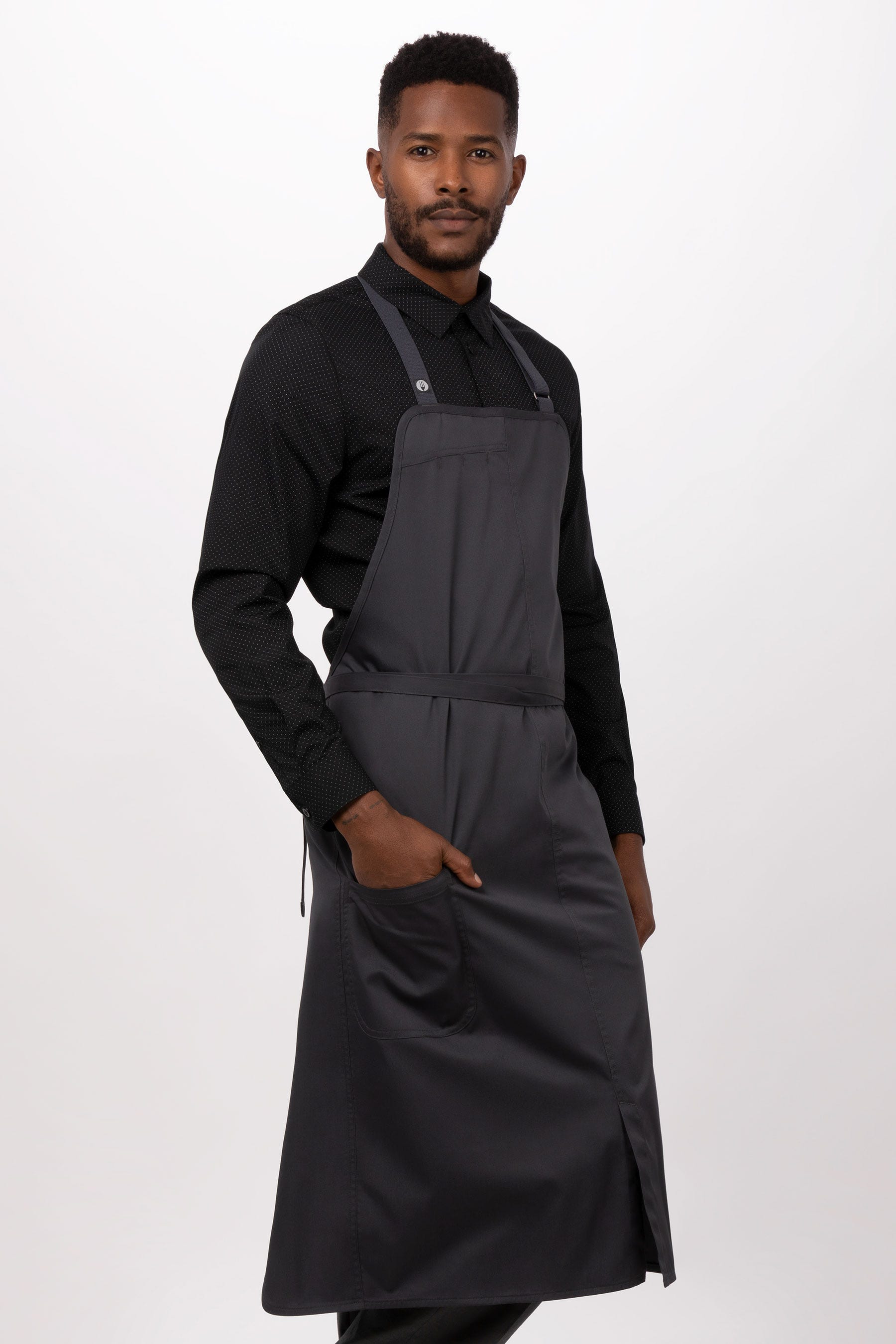 Chef Works Unisex Brio Chef's Bib Apron (ACN01CHR0)