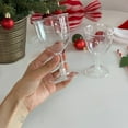 thumbnail image 5 of Eespoir Christmas Decoration Plastic Cups, Party Supplies Glasses, Disposable Champagne Goblets, For Atmospheres Decoration Props, Holiday Event(C), 5 of 7