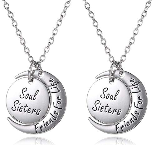 Personalized Best Friends forever Partners in crime -Initial Necklace Moving Custom friendship gift bff's Long Distance christmas