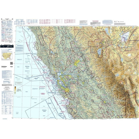 Gráfico de la FAA VFR Seccional SAN Francisco SSF Edición actual