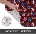 thumbnail image 6 of Gukieu American Stars1 Print Dust-proof Floor Mats, Water-absorbent and Non-slip Flannel Door Mats 16x24in, Home Decoration Suitable for Kitchen, Bathroom, Garage, 6 of 7