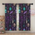 thumbnail image 5 of Blackout Kids Curtains,Psychedelic Halloween Pattern Childrens Insulated Curtains Set Of 2,Bedroom Essentials,Toddler Room Decor 52x63in(132x160cm), 5 of 5