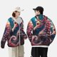 thumbnail image 4 of Fotbe Ocean Seahorse Chaqueta con Protección Solar UPF 50+ para Hombre y Mujer, Camisa con Capucha y Bolsillos-XX-Large, 4 of 7
