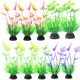 thumbnail image 1 of 10 piezas de plantas decorativas de plástico para acuario, decoración de acuario, accesorios decorativos para peceras., 1 of 5