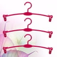 thumbnail image 3 of MasteelfCA 15Pcs Plastic Underwear Panties Hangers Simplicity Practical Bra Support Rack Laundry Drying Holder for Home Shop (Rosy), 3 of 7