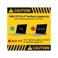 thumbnail image 2 of Étui pour Ordinateur Portable Microsoft Surface Go 1 / Go 2 12,4 Pouces 2022 2020 2019 Étui de Protection Mate Coque Rigide pour Ordinateur Portable avec Couverture de Clavier Transparente, 2 of 7