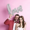 thumbnail image 2 of Valentine'S Day Balloon Decoration,Love Letter Foil Balloons,Romantic Wedding Proposal Love Decorations,Anniversary & Valentine’S Day Party Decor,Valentine Weddings Celebration Wedding Decor(Silver), 2 of 3