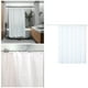 thumbnail image 3 of Ligeras cortinas de baño de PEVA, blancas, 3 of 8