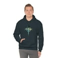 thumbnail image 6 of Dark Blue Cross Hoodie, 6 of 9