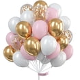 thumbnail image 2 of PartyWoo Globos Rosa y Dorado, 60 piezas Globos Rosados, Globos Metálicos, Globos de Confe PartyWoo PartyWoo, 2 of 2