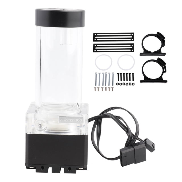 Bomba de agua para computadora de 800 l/h, cabezal de 4 metros, disipación rápida del calor, 17 cm (6,69 pulgadas), color negro