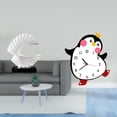 thumbnail image 2 of Escultura De Madera De Resina De Pingüino Ondulado, Figura Abstracta, Adorno Decorativo Encantador, Reloj Multifuncional Con Pilas Para El Hogar, Dormitorio, Sala De Estar, Regalo, 2 of 8