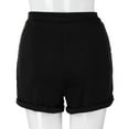 thumbnail image 5 of QENGING Clearance Workout Shorts for Women Casual Plus Size Zipper Elastic Band Hot Pants Lady Shorts Trouser Summer Rollback Black 2XL, 5 of 7