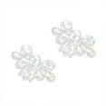 thumbnail image 4 of KAKOWELY 1Par Rhinestone Shoe Decoration Con Y Color Plateado Para De Duradera, 4 of 6