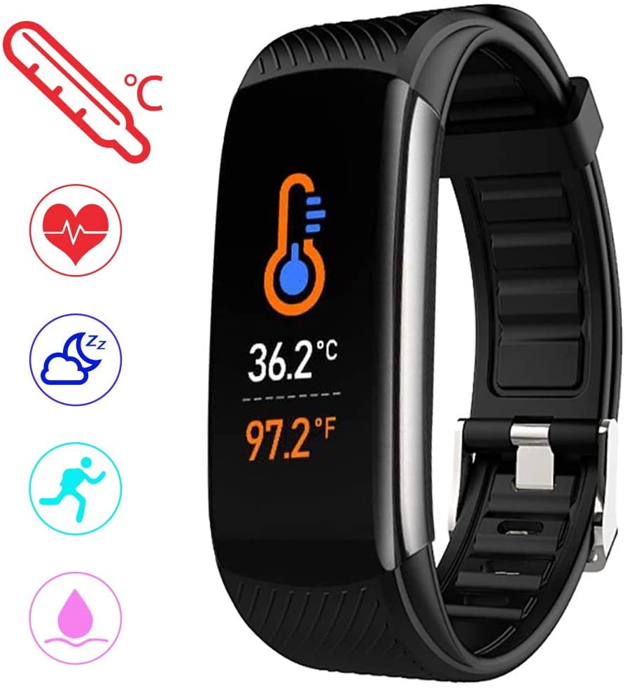 smartwatch with blood pressure oxygen heart rate & sleep quality monitor
