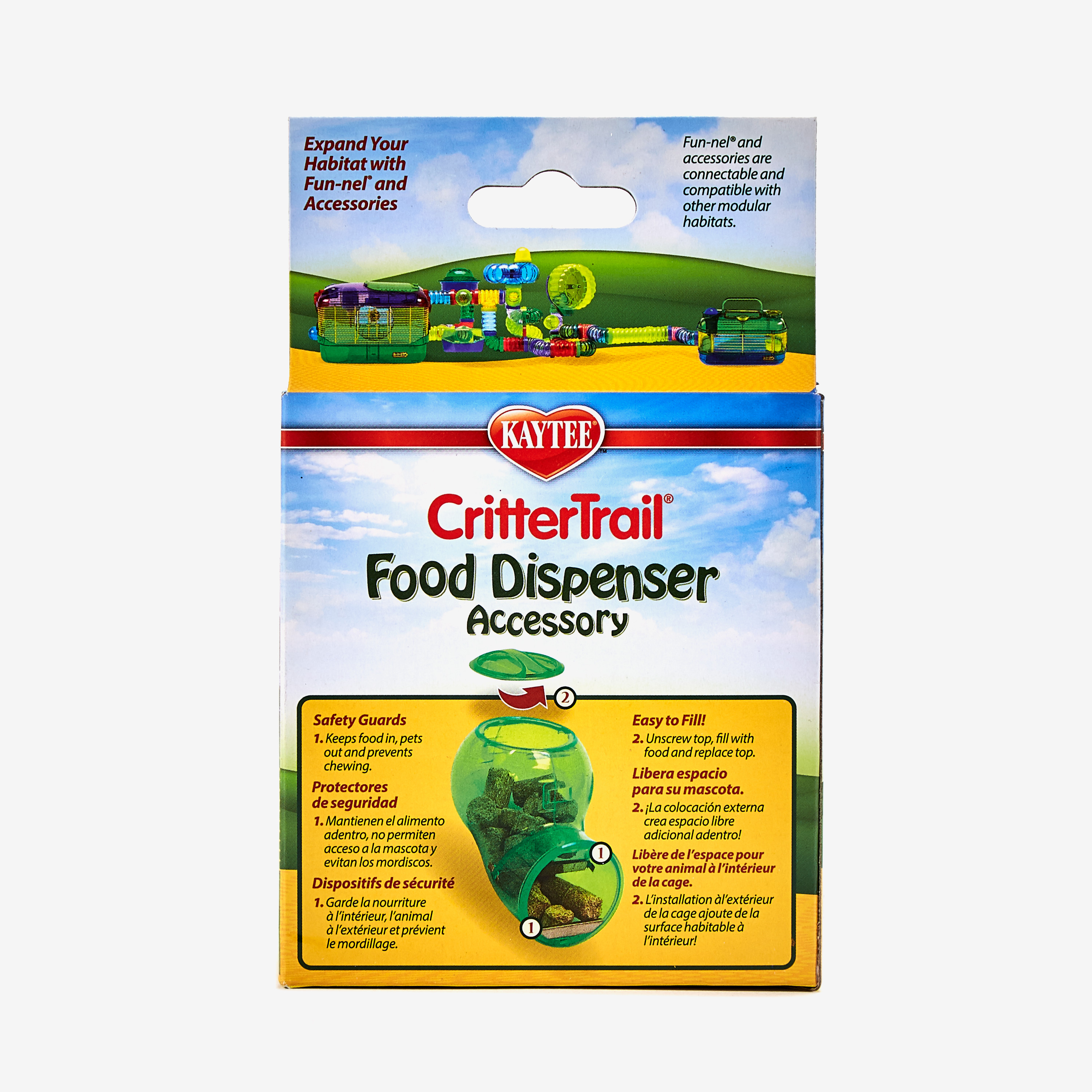 Kaytee Crittertrail Food Dispenser Walmart Com Walmart Com