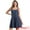 Dark Blue, variant on DARING DIVA Stylish Denim Casual Tank Square Neck Mini Dress XS Dark Blue