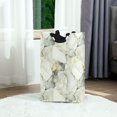 thumbnail image 6 of Yayeee Freestanding Laundry Hamper with Handle Collapsible Large Storage Basket for Clothes, Gray Marble Pattern, 6 of 7