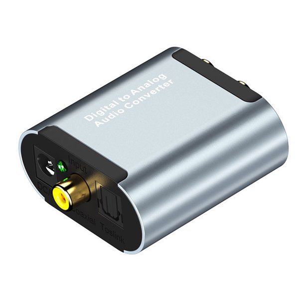 Cable Convertidor de audio digital a analógico Decodificador Toslink Coaxial a RCA R/L (A) Ndcxsfigh Nuevos Originales