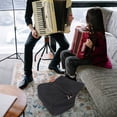 thumbnail image 4 of FOLOYORI Black Accordion Storage Holder with Adjustable Strap for Church Concerts and Studio Use, 4 of 8