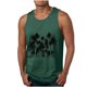 thumbnail image 1 of Camisetas de Tanque de los Hombres Tanque de los Hombres Incolor Gradiente de Impresión Cuello Redondo Correa Delgada Fuga Atrás Regular Casual Deportes Blusas de Tanque, 1 of 5