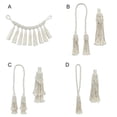 thumbnail image 4 of Bohemian Macrame Woven Rope Curtain Tiebacks Tassels Garland Drapes Holdback Home Decor, 4 of 4