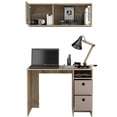 thumbnail image 3 of Natural Finish Office Set with Shelves and Drawers for Office Organization, 3 of 4