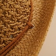 thumbnail image 2 of Sombrero de paja de moda Sonducket para exteriores protección solar caqui, 2 of 6