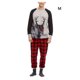 thumbnail image 2 of Qarigey Amart Deer Plaid Print Christmas Family Pijamas Pijamas Niños Adultos Pijamas a juego Conjuntos de pijamas conjuntos de ropa  papa m, 2 of 8