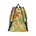 thumbnail image 3 of Daiia Floral with Butterflies Vintage Canvas Backpack for Men and Women ,Hiking Backpack,Travel Laptop Bag for School,Large Capacity Backpack, 3 of 8