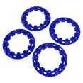 thumbnail image 1 of 4pcs ATV Wheel Hub Trim Anti Scratch Universal Plastic Go Kart Wheel Trim Hub  Decor Rim Cap for 7 Inch Tires, 1 of 7