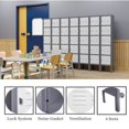 thumbnail image 6 of MIIIKO 5-Tier Metal Locker Steel Employees Lockers for Office, 5 Door Storage Cabinet with Louvers for Employee Gym, Home, School, 6 of 6
