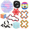 thumbnail image 1 of ITFABS Jouets Éducatifs / Réduction du Stress Jouets Ensemble, Pousser des Bulles Jouet Sensoriel, 1 of 9