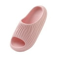 thumbnail image 2 of Cloud Slippers for Women and Men, Pillow House Slippers Shower Shoes Indoor Slides Bathroom Sandals, Ultimate Comfort, Lightweight, Thick Sole, Non-Slip, Easy to Clean Pink, 2 of 3
