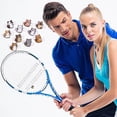 thumbnail image 1 of 1/6Pcs lindo dibujo animado varios gato tenis raqueta amortiguador amortiguador de silicona para reducir la raqueta de tenis amortiguadores de vibración, 1 of 9
