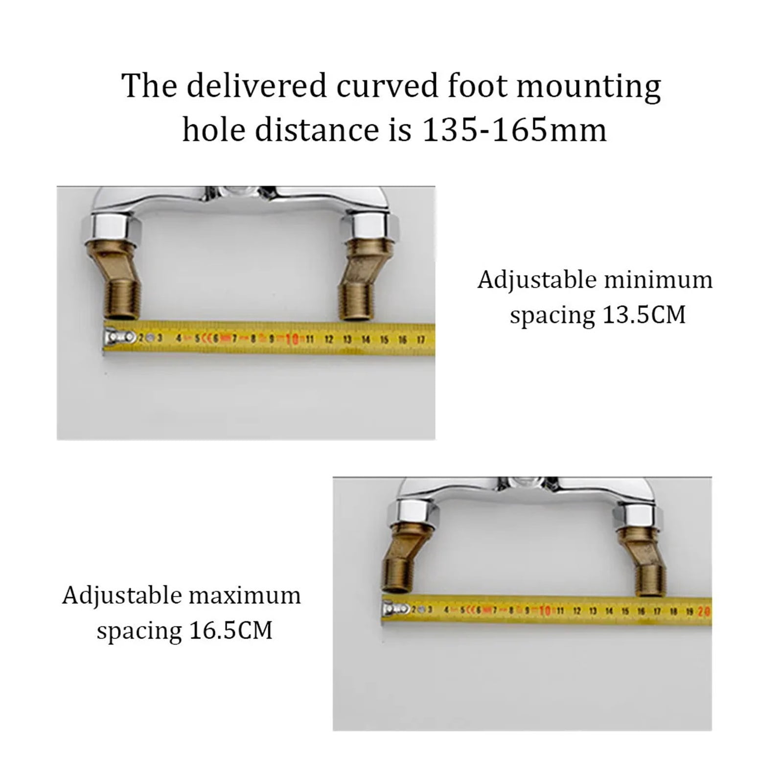 Hot And Cold Mixing Water Wall Mounted Shower Faucet, Bathtub Faucet Handheld Shower Tap Faucet Bathroom Accessories ,Easy to Install