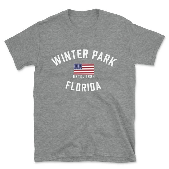 Winter Park Florida Patriot Men's Cotton T-Shirt