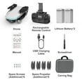 thumbnail image 5 of WeFone B6 GPS Drone with Camera for Adults 4K, Smart Return, 5G Transmission, 2 Batteries, Gray, 5 of 13
