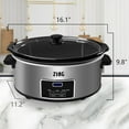 Magnifique 7Quart Programmable Slow Cooker with Keep Warm Setting