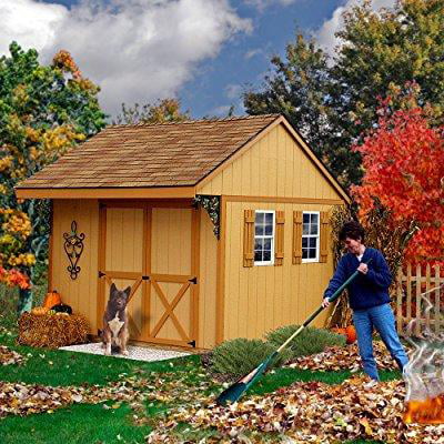 Best Barns Northwood 10' X 10' Wood Shed Kit (Best Motorcycle Storage Shed)