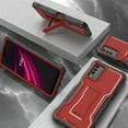 thumbnail image 2 of ExoGuard For T-Mobile REVVL V Plus 5G Case, Phone Case with Screen Protector and Kickstand (Red), 2 of 7