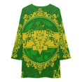 thumbnail image 3 of Chi Eta Phi Sorority Pattern Loose Dress Evening Dress Summer Dresses for Women Luxury Dress Long Sleeved Dress, 3 of 4